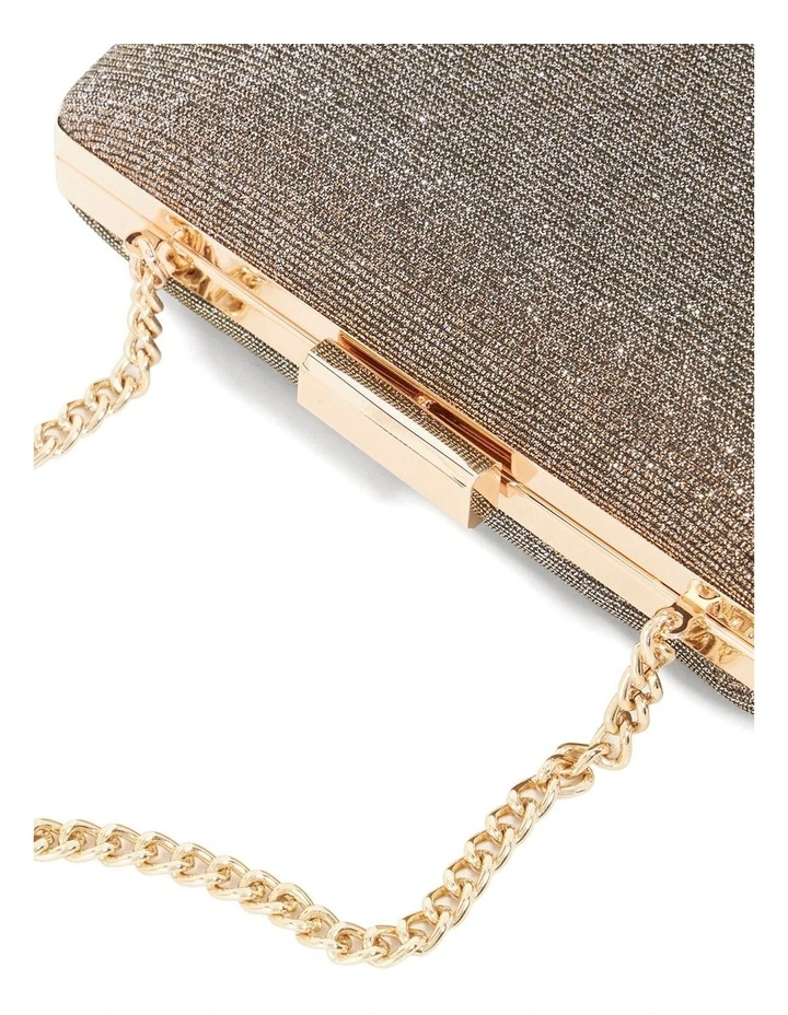 Bellaria Angled Frame Clutch in Grey image 6