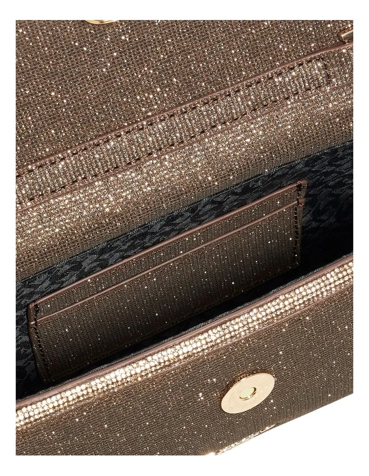 Bellini Foldover Clutch in Brown image 4