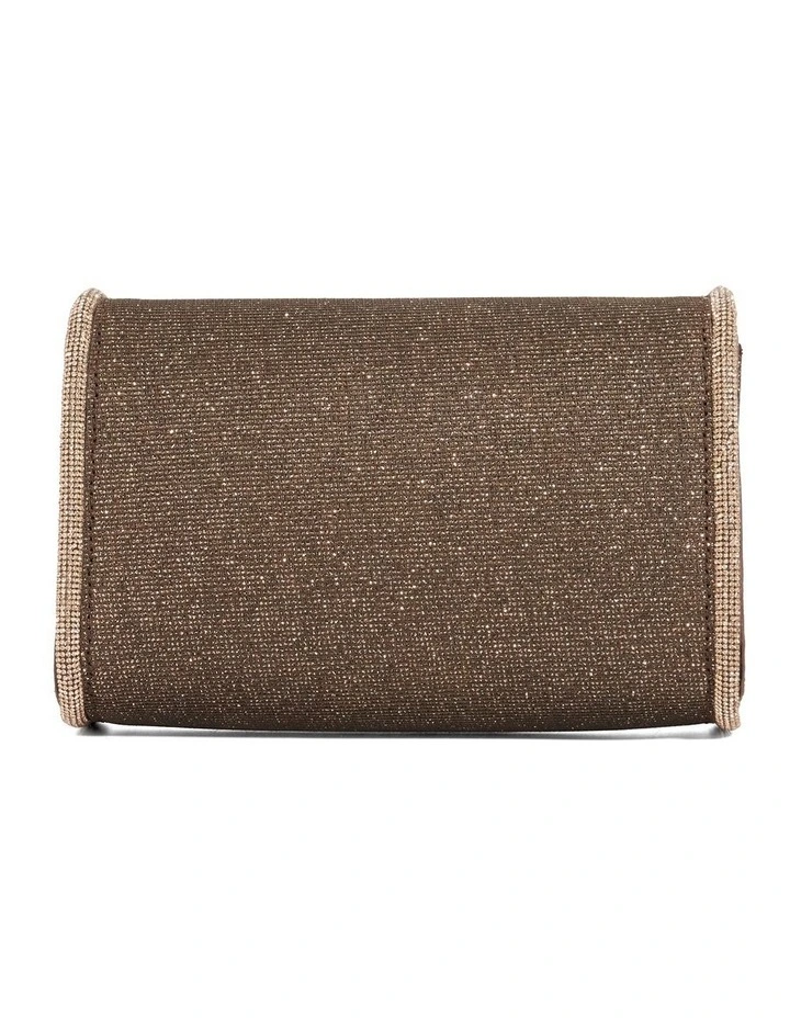 Bellini Foldover Clutch in Brown image 5