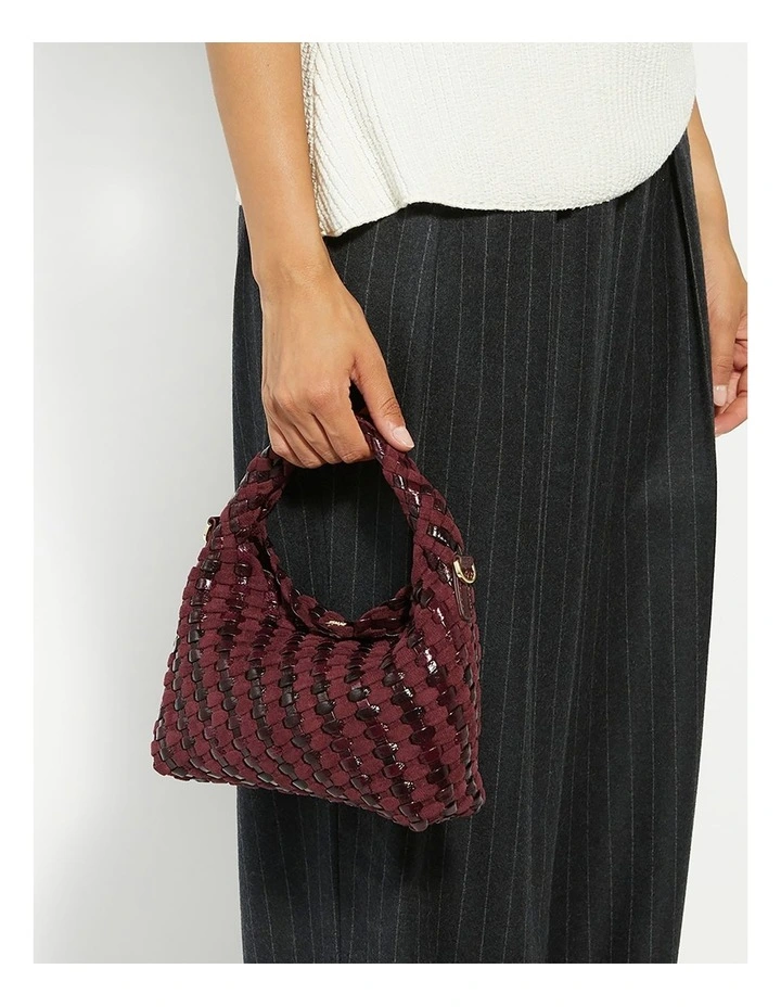 Dinkydeliberate Mini Slouch Tote In Purple image 2