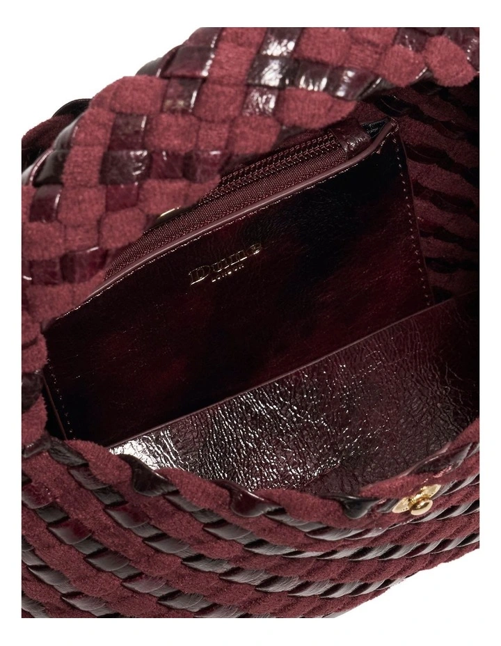 Dinkydeliberate Mini Slouch Tote In Purple image 4