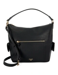 Dialo Large Slouch Shoulder Bag in Black