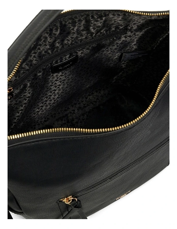Dialo Large Slouch Shoulder Bag in Black image 3
