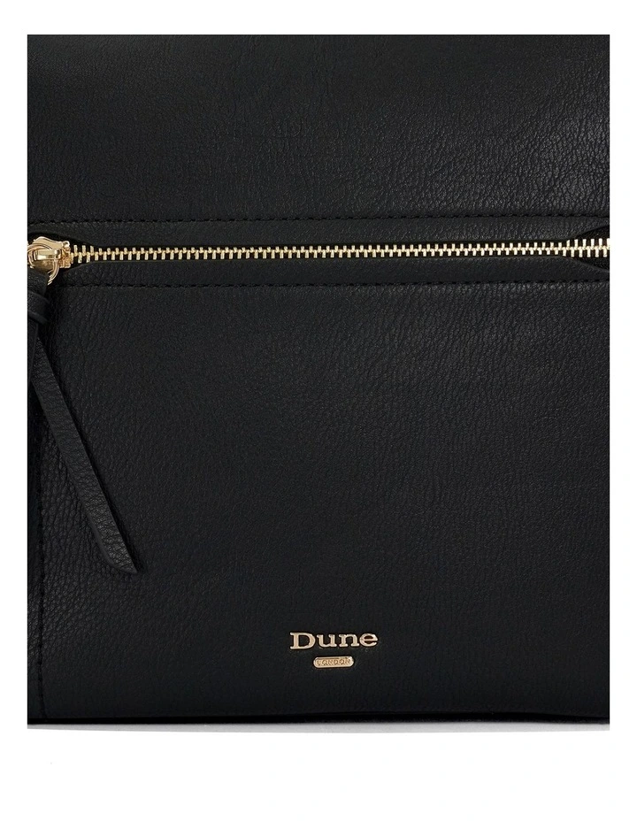 Dialo Large Slouch Shoulder Bag in Black image 5