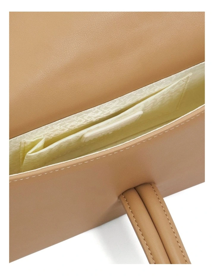 Brynie Loop Handle Clutch in Brown image 4
