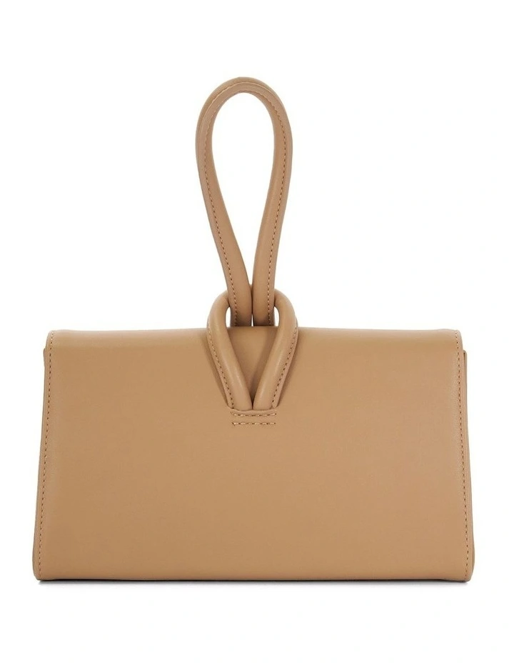 Brynie Loop Handle Clutch in Brown image 5