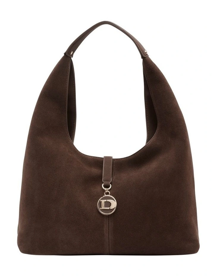 Delighting Slouch Shoulder Bag in Dark Brown image 1