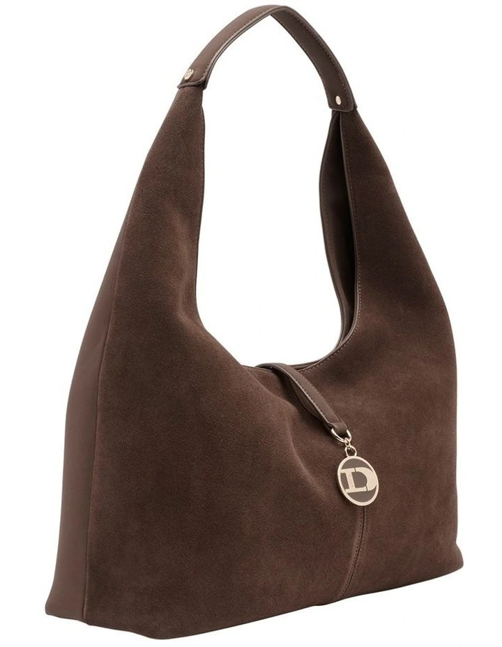 Delighting Slouch Shoulder Bag in Dark Brown image 2