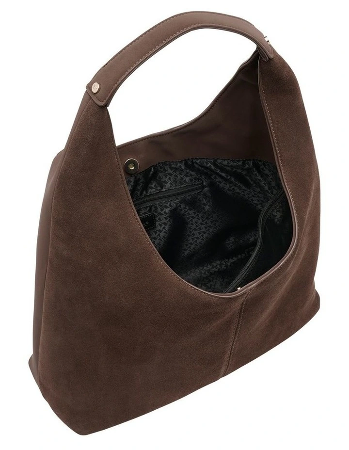 Delighting Slouch Shoulder Bag in Dark Brown image 3