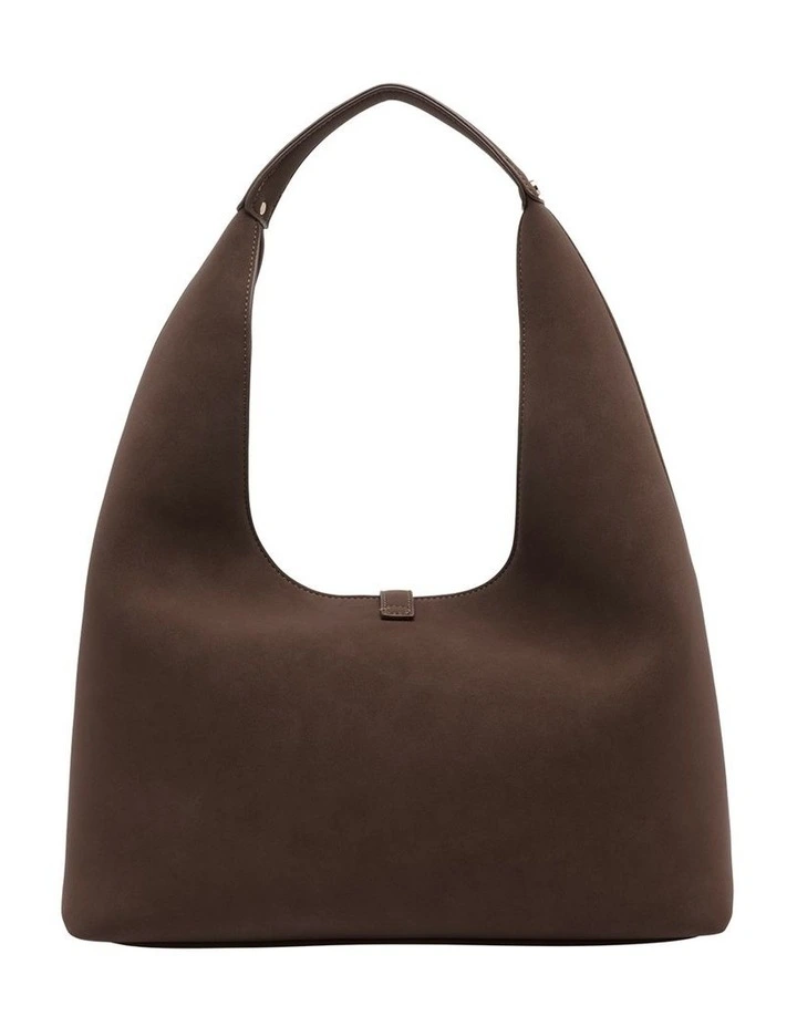 Delighting Slouch Shoulder Bag in Dark Brown image 4