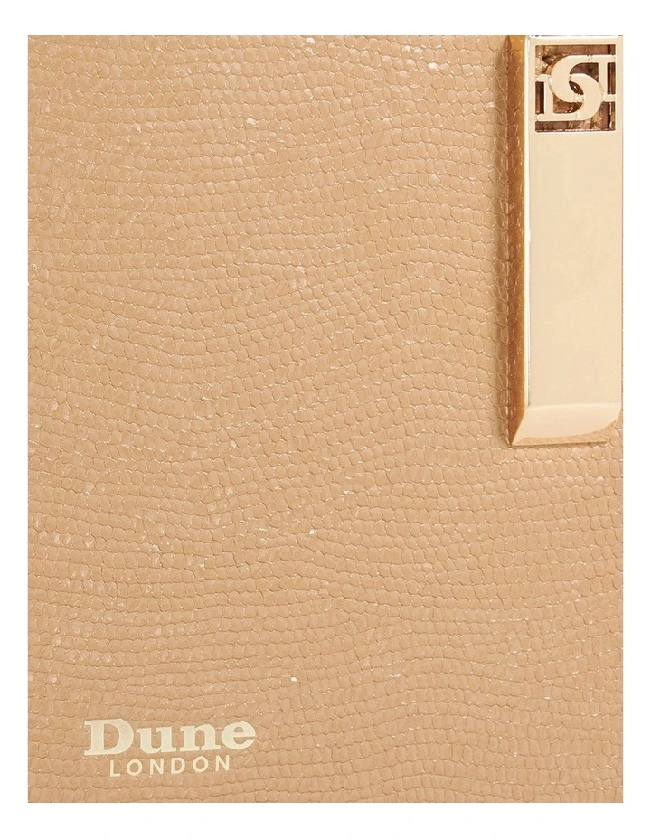 Dinkydenbeigh Mini Top Handle Tote in Camel image 6