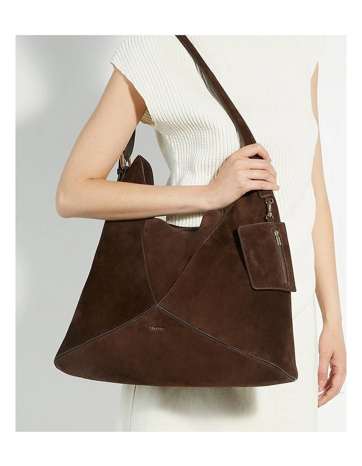 Dearest Tote Bag in Dark Brown image 2