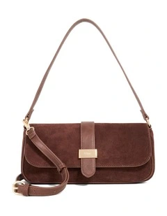 Delsees Shoulder Bag in Dark Brown