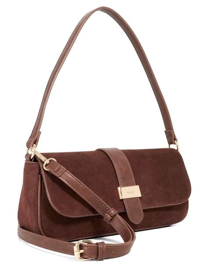 Delsees Shoulder Bag in Dark Brown image 2