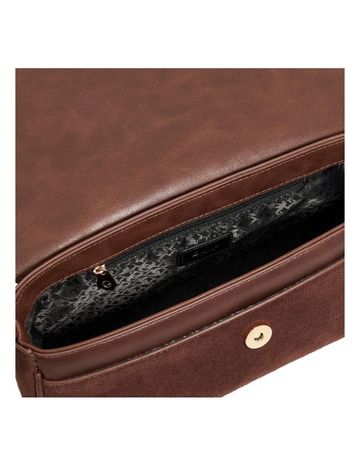 Delsees Shoulder Bag in Dark Brown image 3