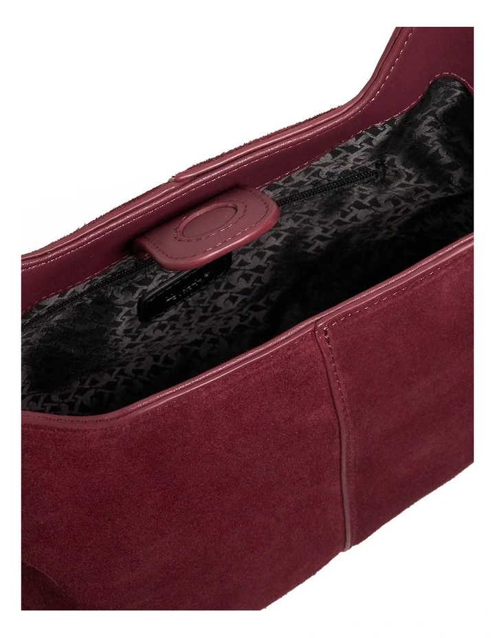 Debut Mini Soft Grab Bag in Burgundy image 3