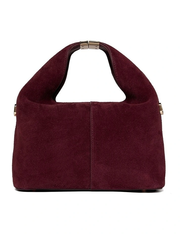 Debut Mini Soft Grab Bag in Burgundy image 4