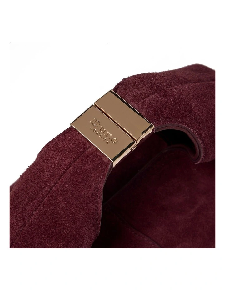 Debut Mini Soft Grab Bag in Burgundy image 5
