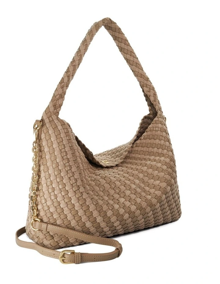 Deliberate L Tote Bag In Beige image 2