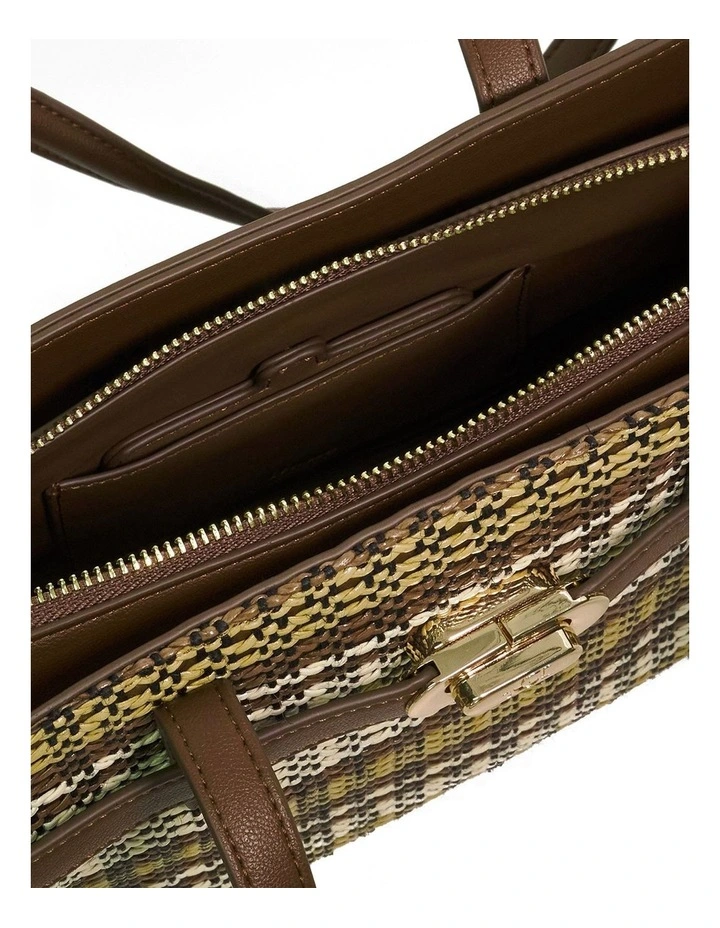 Depend Shoulder Bag in Brown image 3