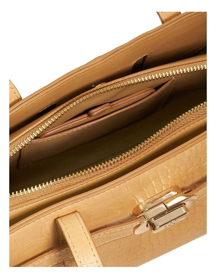 Depend Shoulder Bag in Caramel image 3