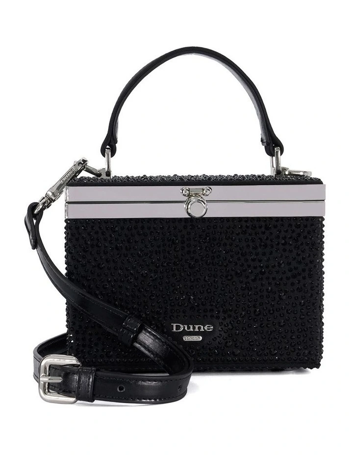 Blingbling Structured Bag in Black image 1