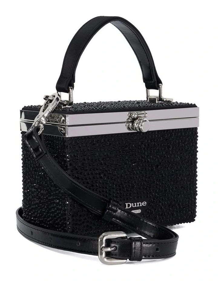 Blingbling Structured Bag in Black image 2