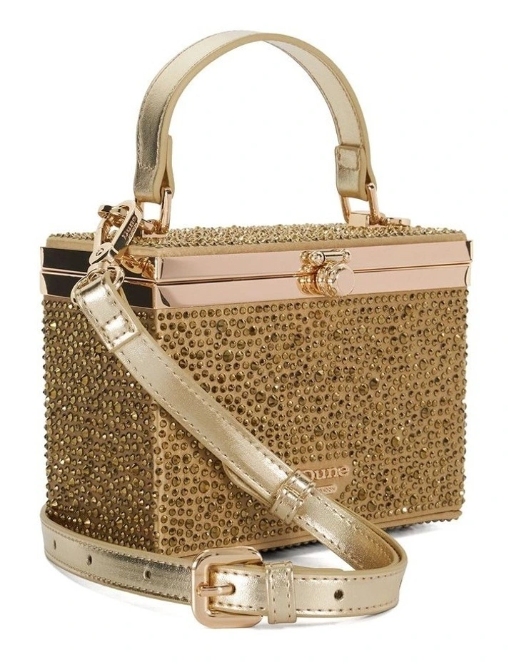 Blingbling Structured Bag in Gold image 2