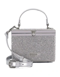 Blingbling Structured Bag in Silver