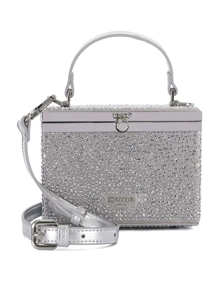 Blingbling Structured Bag in Silver image 1