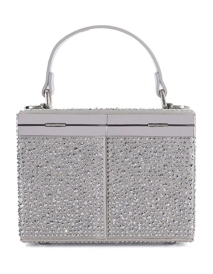 Blingbling Structured Bag in Silver image 4