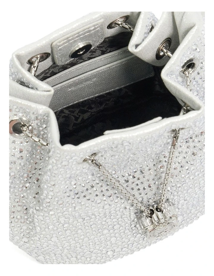 Electrics Bucket Bag in Silver image 3