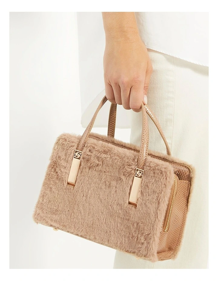 Dinkydenbeigh Small Tote Bag in Camel image 2