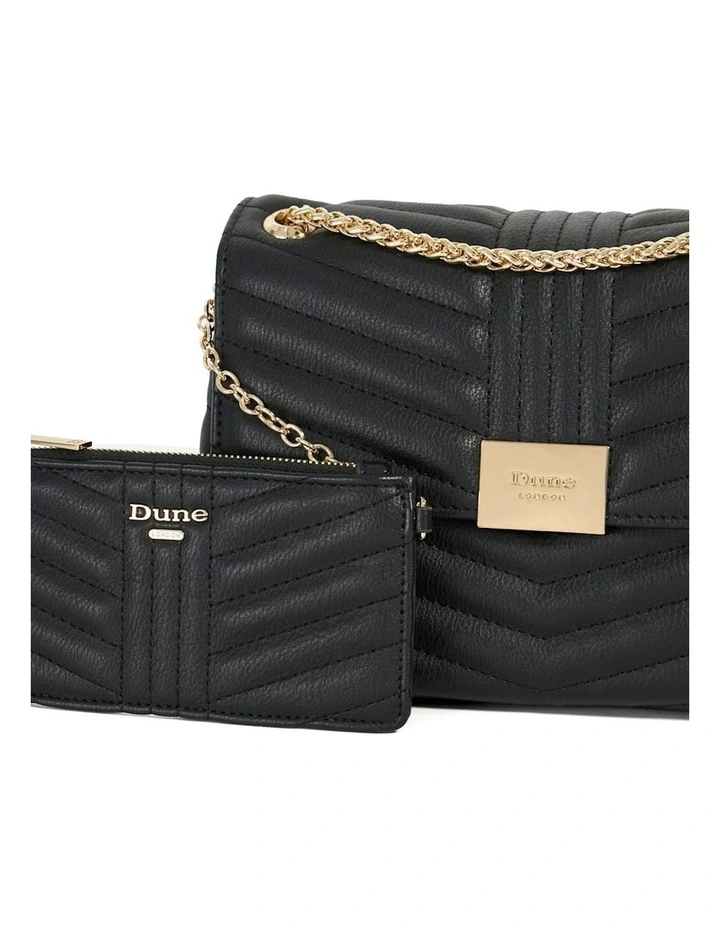 Dellaos Shoulder Bag in Black image 5