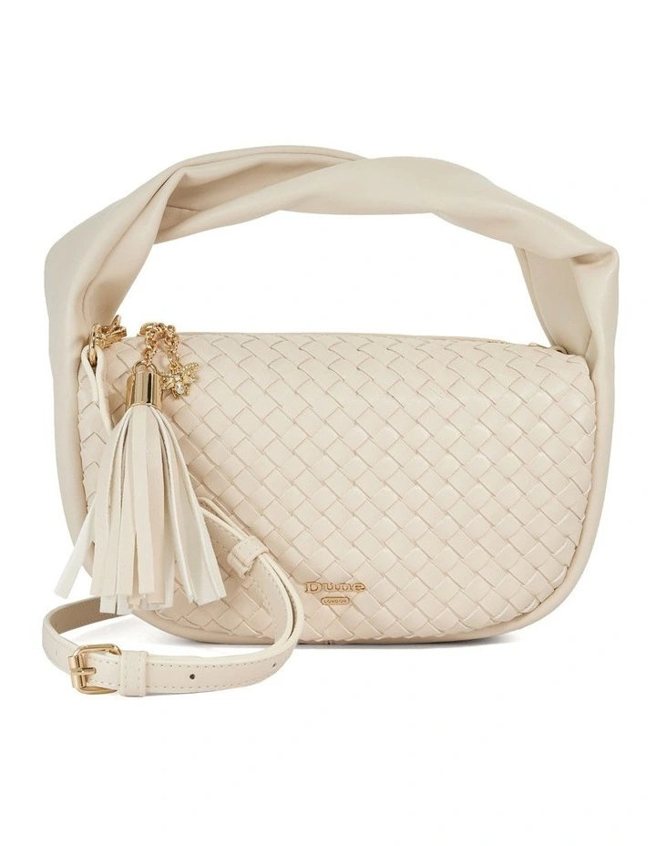 Elorde Woven Bag in Beige image 1