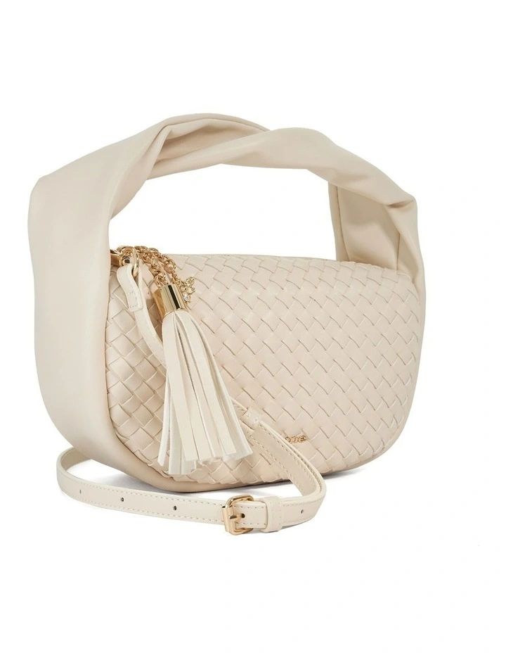 Elorde Woven Bag in Beige image 2