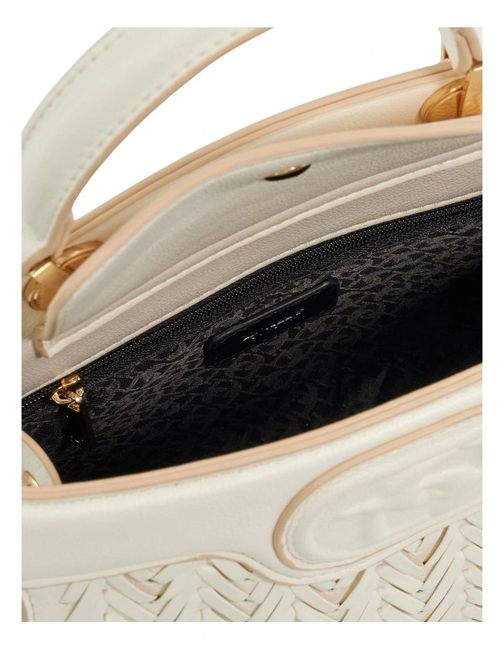 Daily Top Handle Bag in White image 3