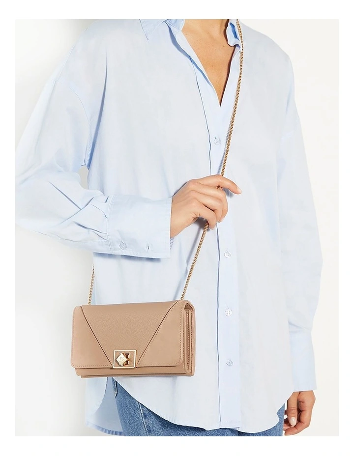 Styled Crossbody Bag in Taupe image 2