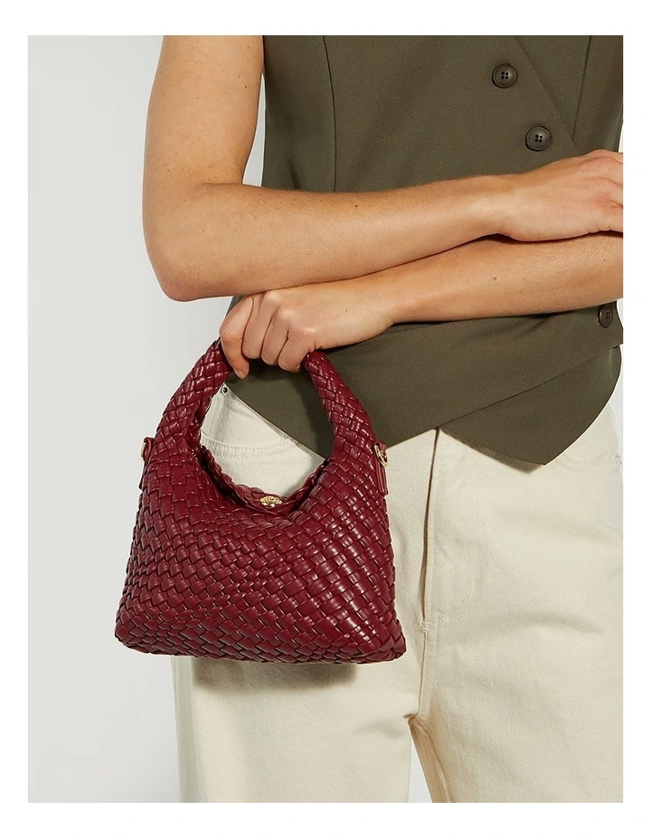 Dinkydeliberate Mini Tote Bag in Red image 2