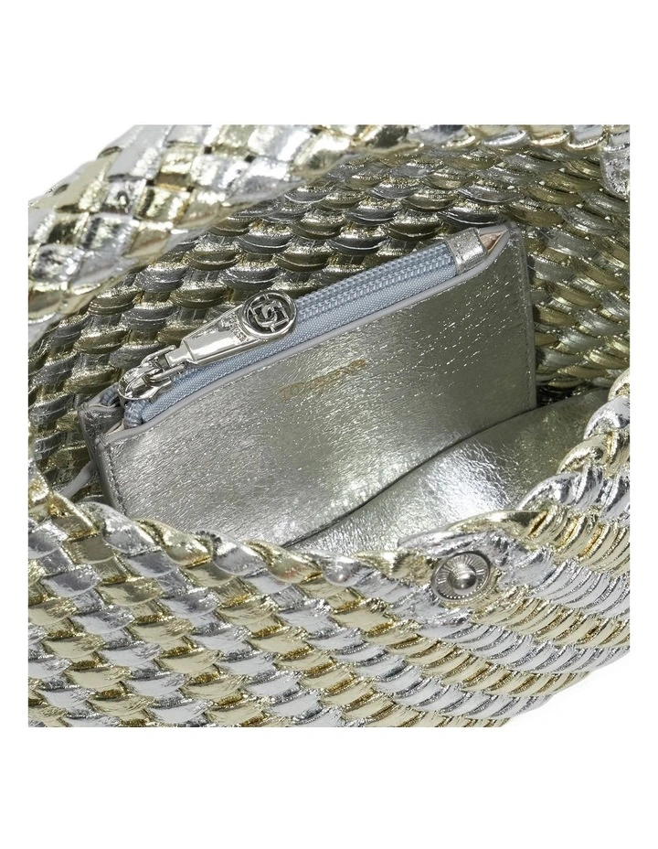 Dinkydeliberate Mini Tote Bag in Gold image 3