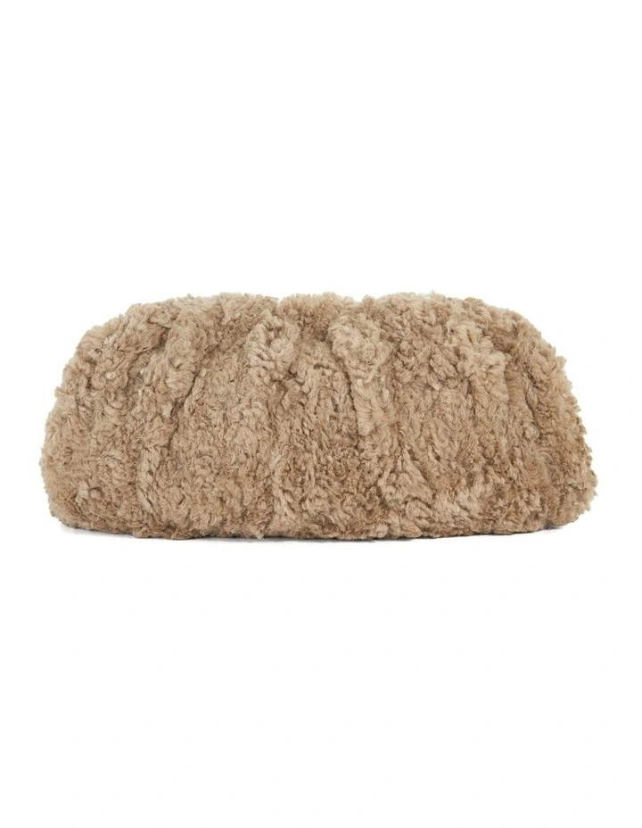 Drapery Clutch in Camel image 5