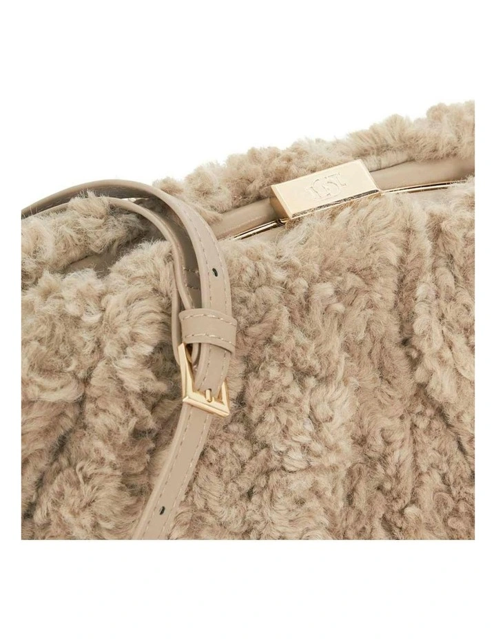Drapery Clutch in Camel image 6
