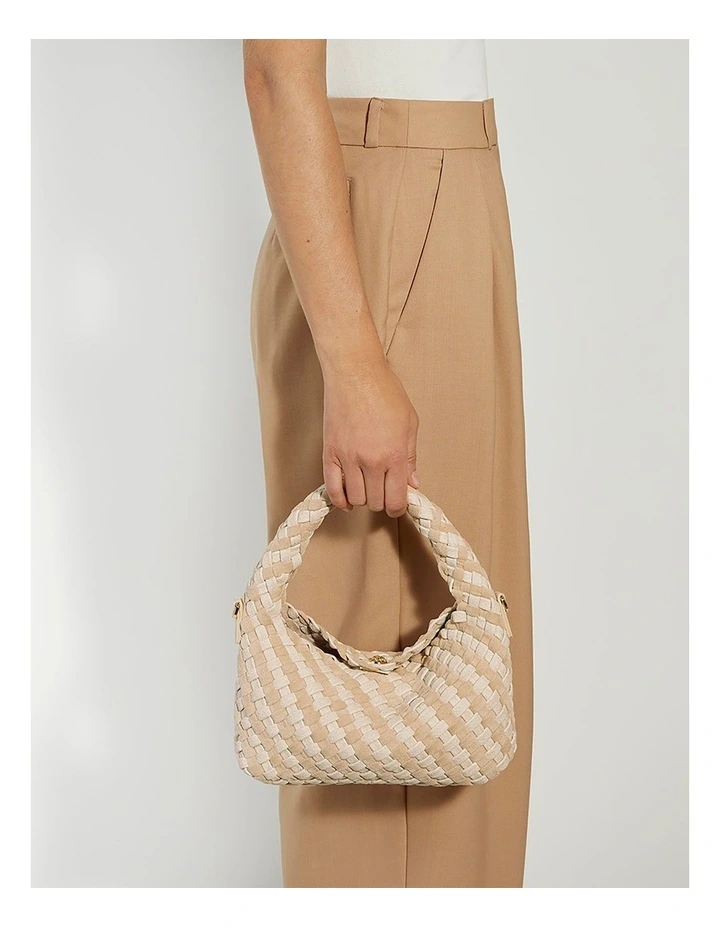 Dinkydeliberate Mini Tote Bag in Cream image 2