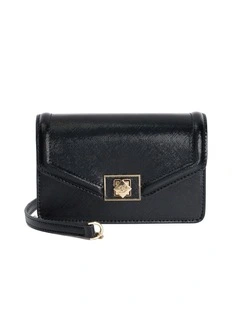 Dassia Clutch Bag in Black