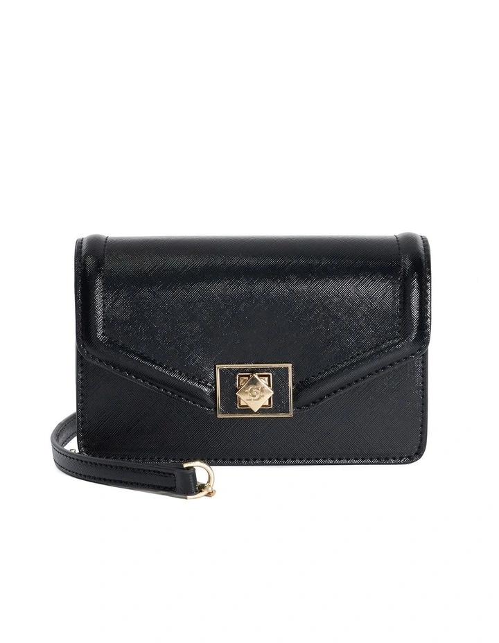 Dassia Clutch Bag in Black image 1