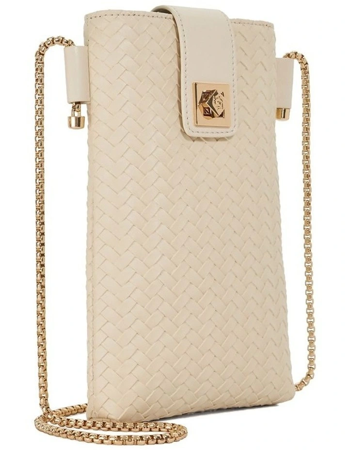 Keystone Crossbody Bag in Cream image 2