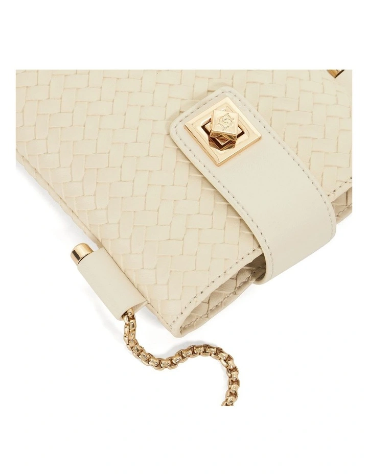 Keystone Crossbody Bag in Cream image 5