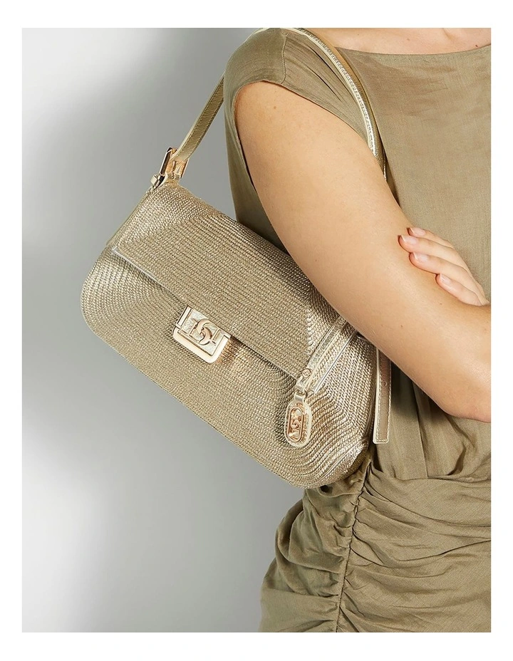 Highgate Clutch in Gold image 2