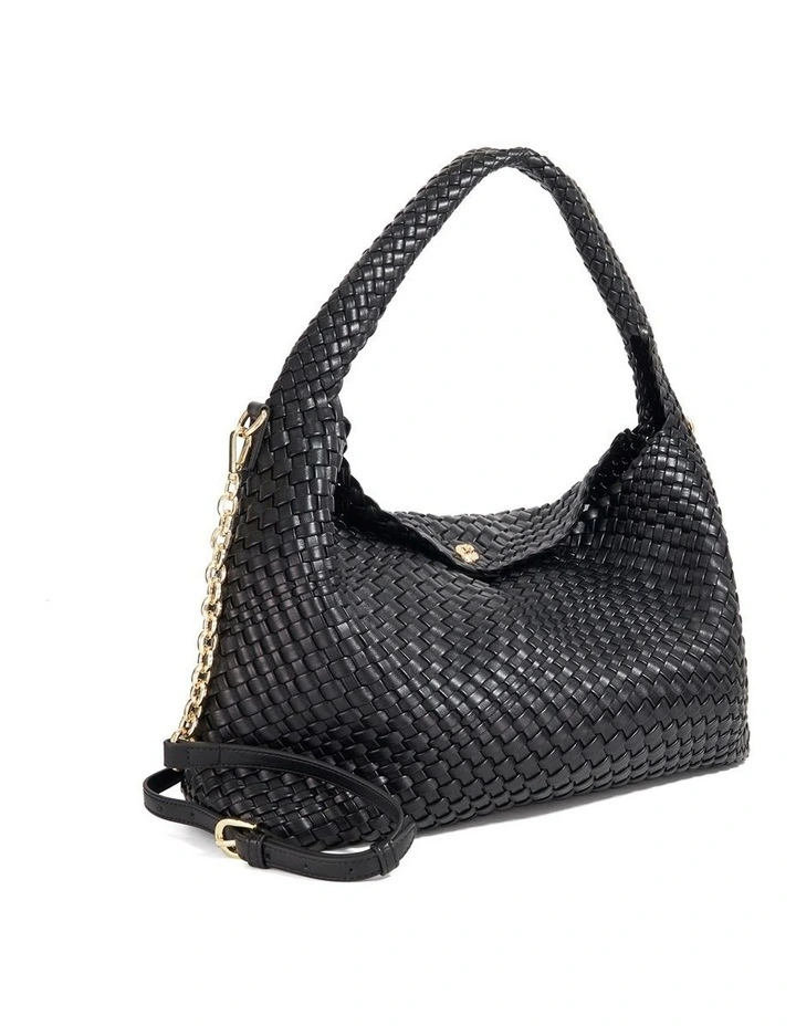 Deliberate L Tote Bag in Black image 2