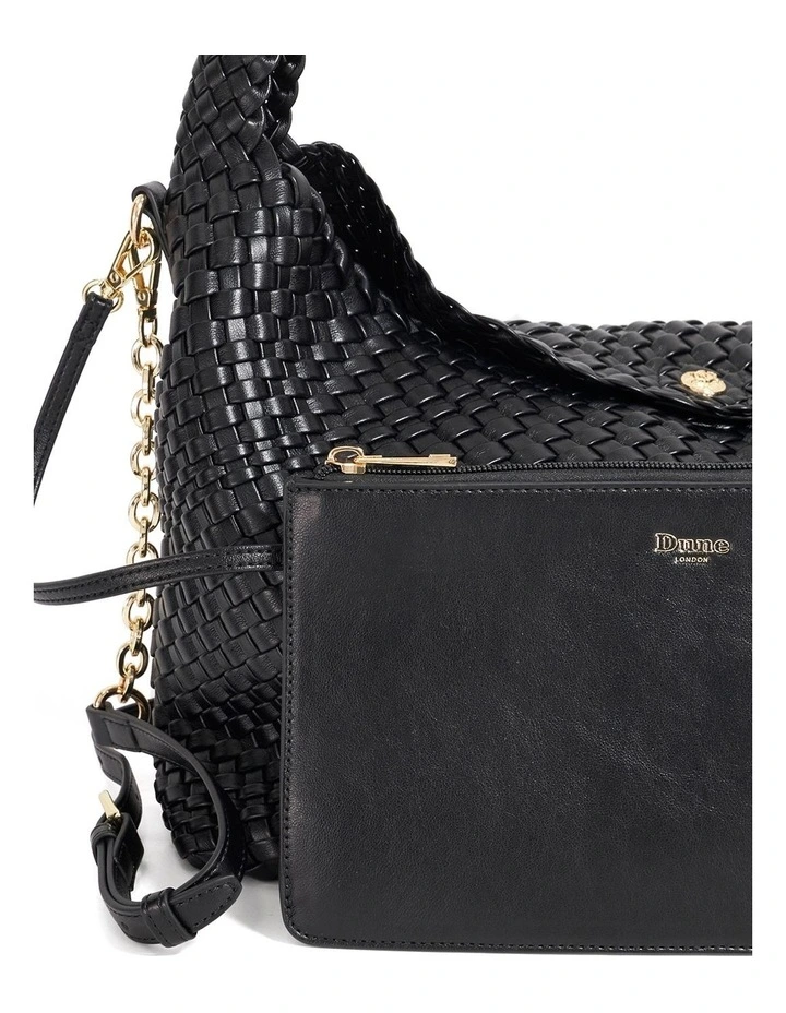 Deliberate L Tote Bag in Black image 5